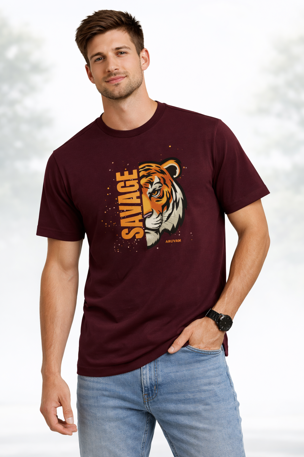 Beyond Savage Tiger Graphic T-Shirt
